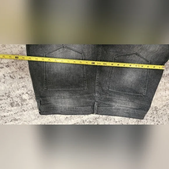 RM Rebecca Minkoff Crystal Studded Black Jeans, Size 18W - Picture 8 of 8